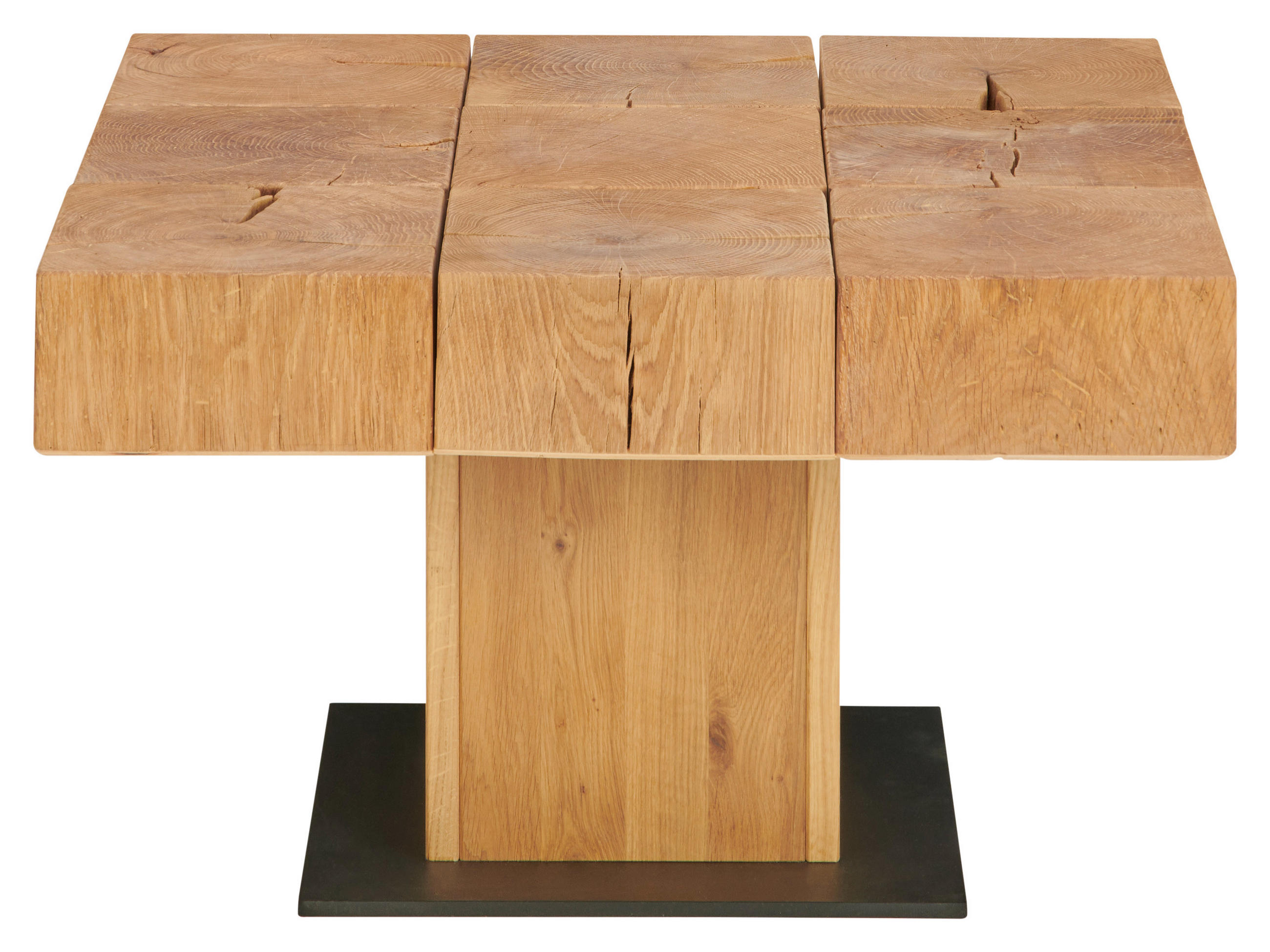 MĂSUȚĂ DE CAFEA lemn 75/75/43 cm   - culoare lemn stejar, Natur, lemn (75/75/43cm) - Linea Natura