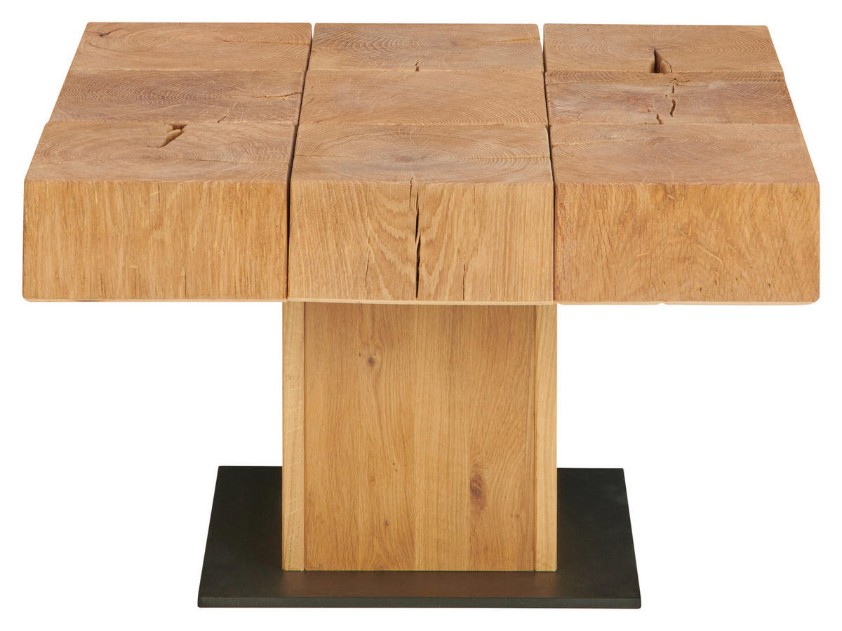 KONFERENČNÍ STOLEK, barvy dubu, dřevo, 75/75/43 cm - barvy dubu, Natur, dřevo (75/75/43cm) - Linea Natura