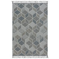 WEBTEPPICH 80/150 cm Blau, Grau  - Blau/Grau, Design, Textil (80/150cm) - Novel