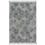 WEBTEPPICH 80/150 cm  - Blau/Grau, Design, Textil (80/150cm) - Novel