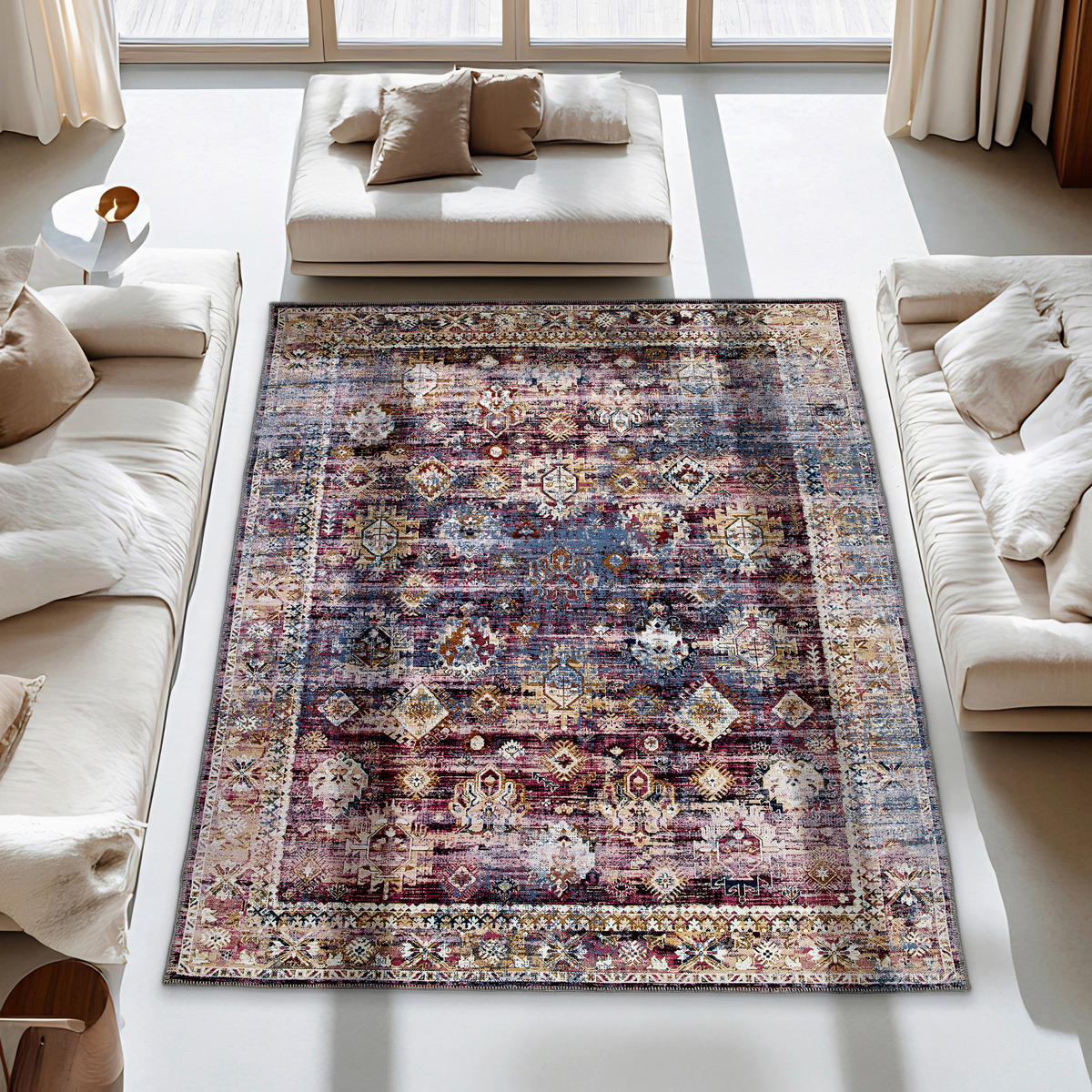 FLACHWEBETEPPICH 160/230 cm Piper Multicolor rechteckig  - Multicolor, Basics, Textil (160/230cm) - Astra