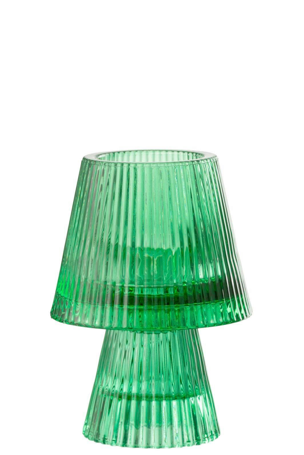 KERZENSTÄNDER - Grün, Basics, Glas (8,8/8,8/11,8cm)