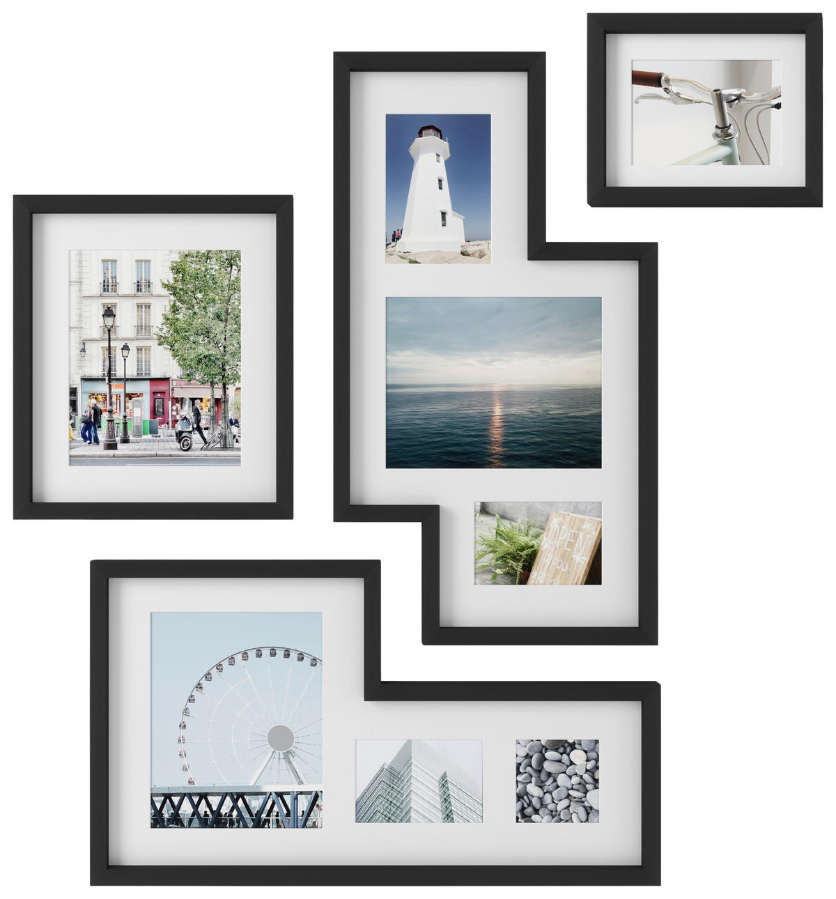 COLLAGERAM 8,3/38,4/69,2 cm  - svart, Design, plast (8,3/38,4/69,2cm) - Umbra
