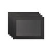 TISCHSET 4er Set Kunststoff Anthrazit  - Anthrazit, Basics, Kunststoff (46/33cm) - ASA