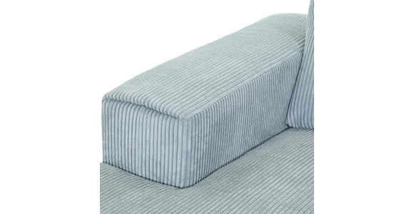 CloseUp von Carryhome ECKSOFA Mintgrün, Hellblau Cord.
