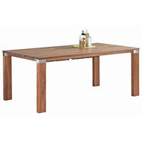 ESSTISCH in Holz 190/100/75 cm  - Nussbaumfarben, Design, Holz (190/100/75cm) - Venjakob