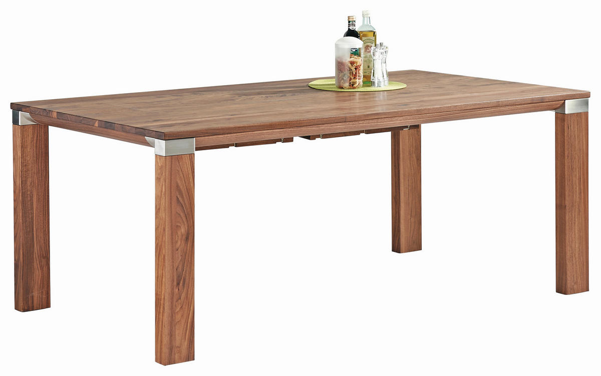 ESSTISCH in Holz 190/100/75 cm  - Nussbaumfarben, Design, Holz (190/100/75cm) - Venjakob