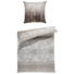 BETTWÄSCHE Flanell Anthrazit, Taupe 135/200 cm - Taupe/Anthrazit, Design, Textil (135/200cm) - Novel