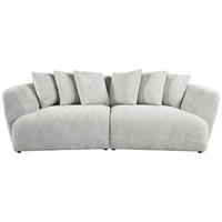 BIGSOFA Chenille Hellgrau  - Hellgrau, Design, Textil (240/79/118cm) - Carryhome
