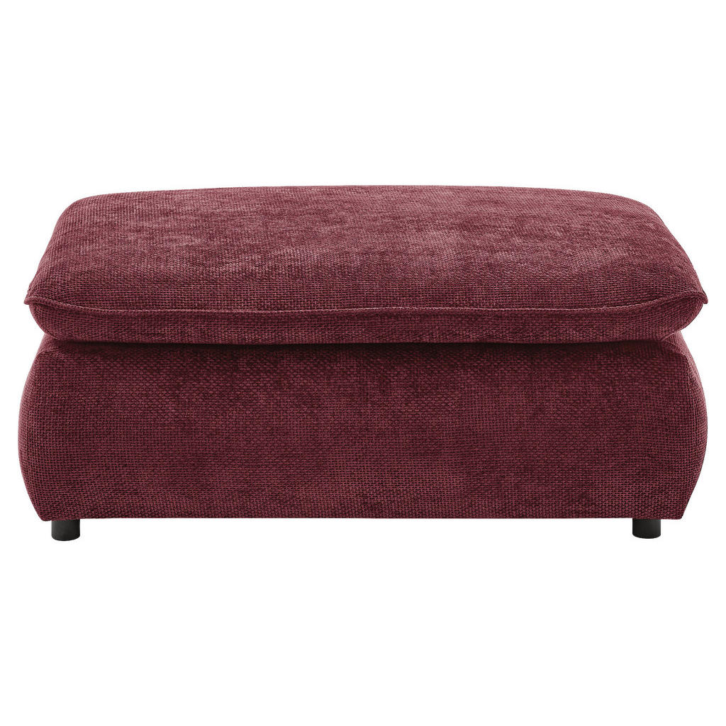 Thumbnail - Livetastic Hocker Venice, Weinrot, Textil, rechteckig, 120x47x88 cm, Made in EU, Wohnzimmer, Hocker, Sitzhocker