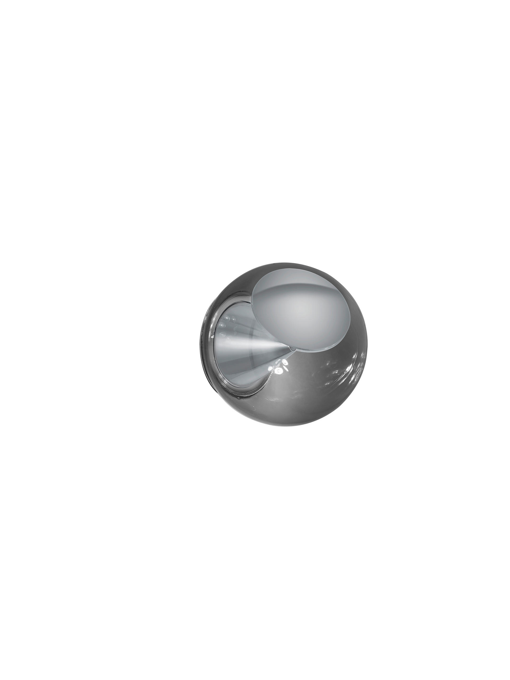 DECKENLEUCHTE PINO 16/14 cm   - Weiß Hochglanz, KONVENTIONELL, Metall (16/14cm) - Helestra