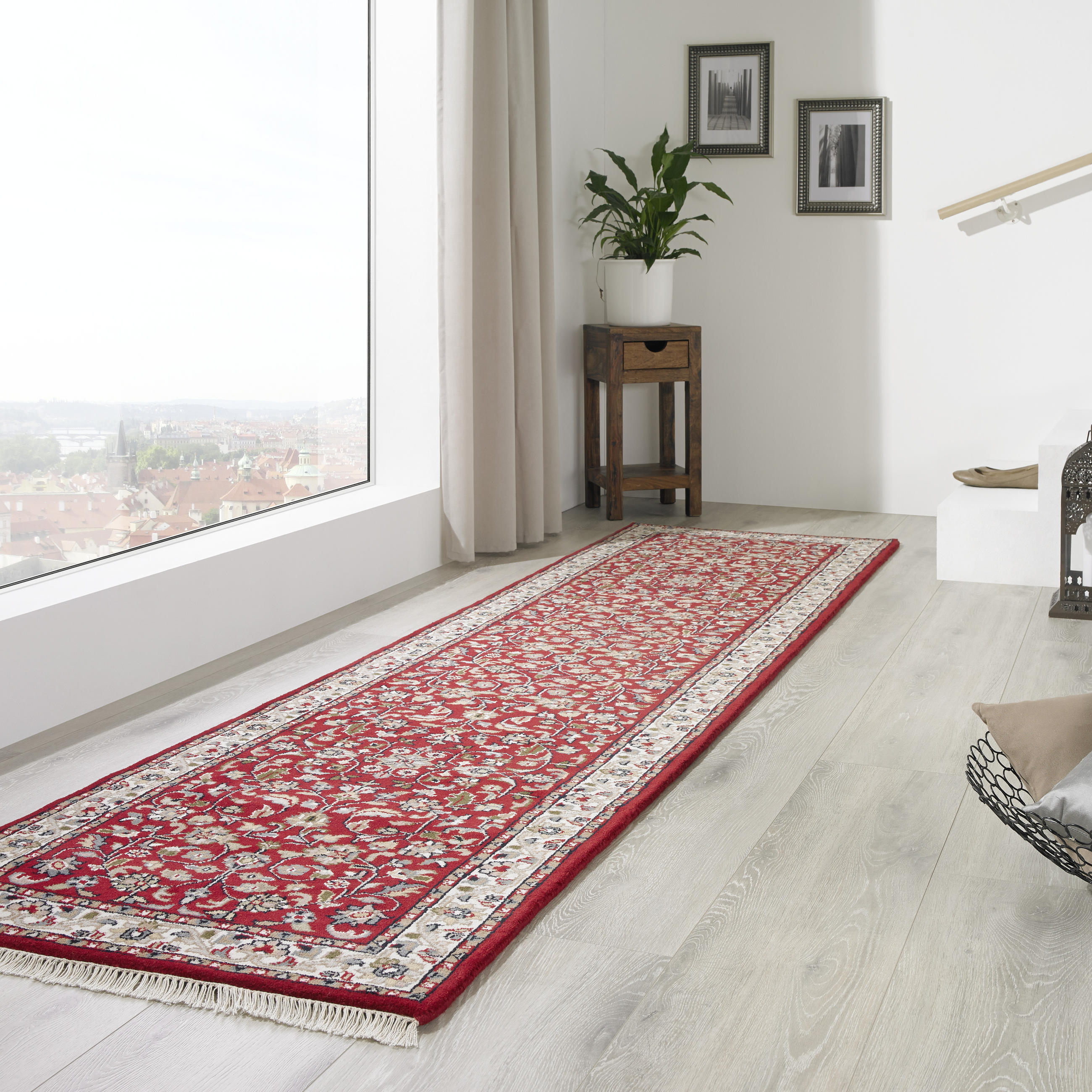 ORIENTALISK MATTA 80/200 cm Isfahan Rot  - röd, Lifestyle, textil (80/200cm) - Cazaris