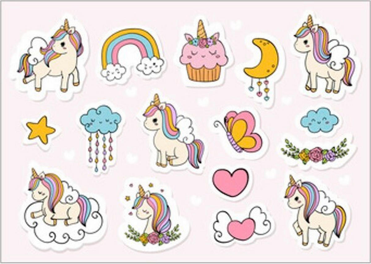 SAMOLEPKA NA ZEĎ - vícebarevná, Basics, plast (25/35/0,10cm) - Euroart