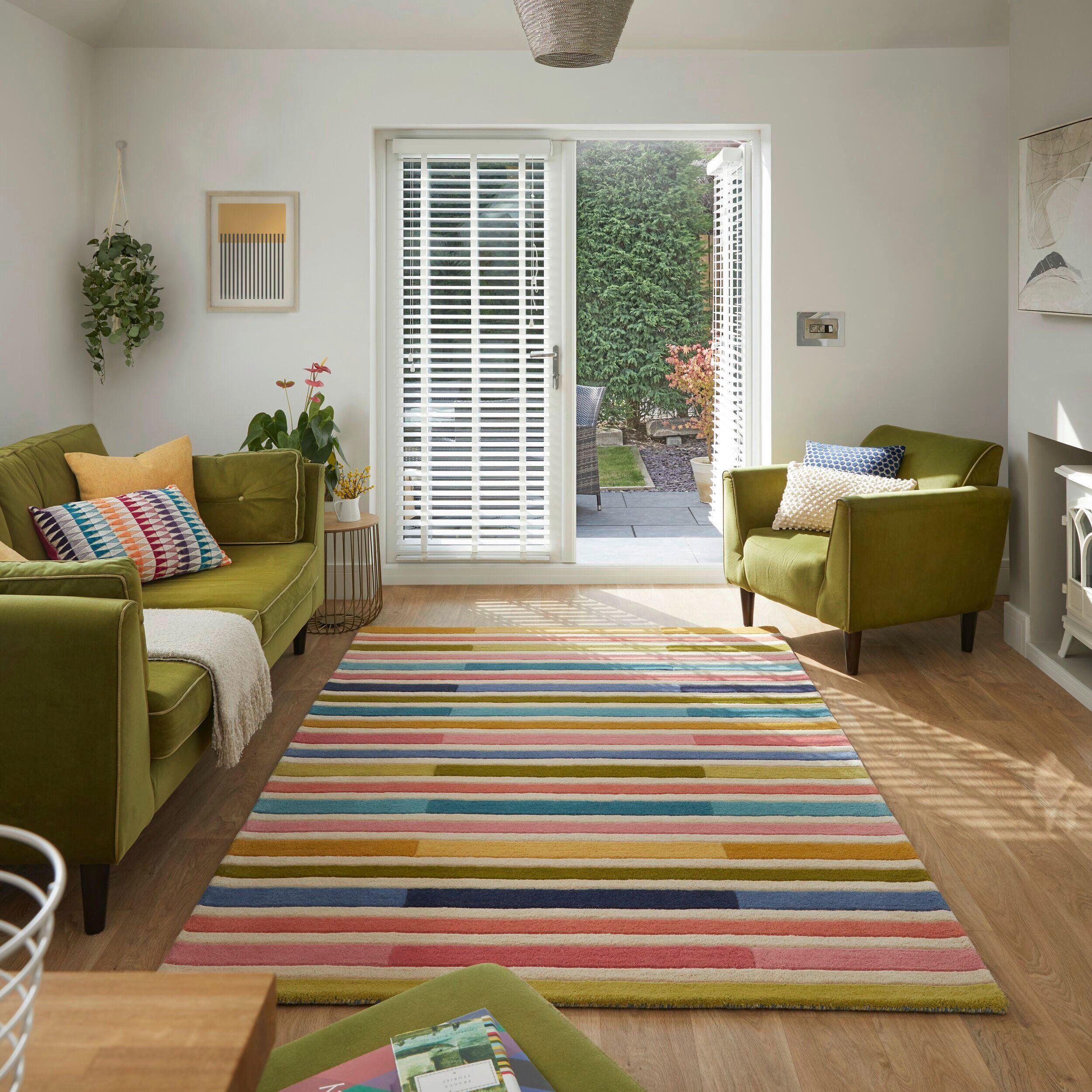 VLNENÝ KOBEREC, 160/230 cm, viacfarebná - viacfarebná, Basics, textil (160/230cm)