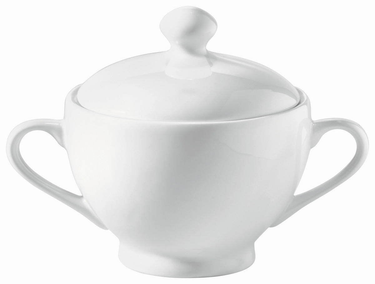 ZUCKERDOSE SUNSET Keramik   - Weiss, Basics, Keramik (10,5/12cm) - Novel