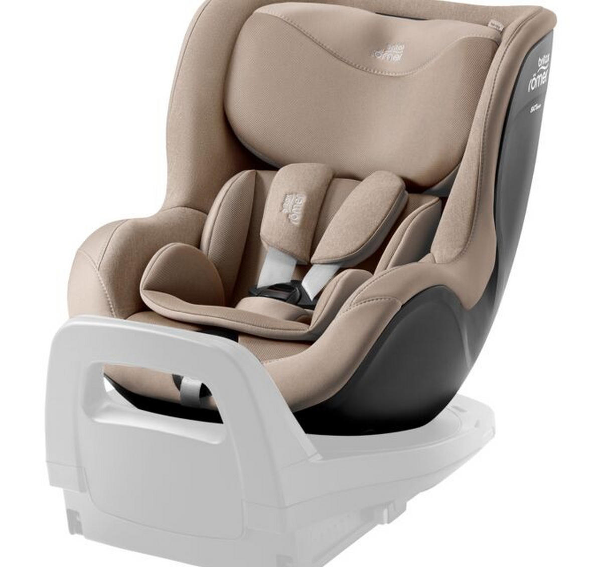 REBOARDER-KINDERSITZ DUALFIX 5Z  - Hellbraun/Cappuccino, Basics, Kunststoff/Textil (44/48/74cm) - Britax Römer