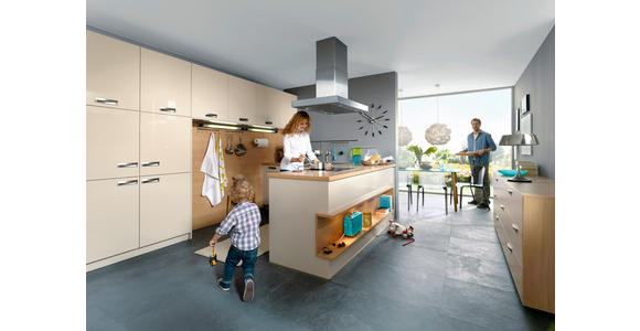 EINBAUKÜCHE   - Design, Holzwerkstoff - Novel