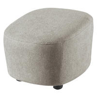 HOCKER Webstoff Grau  - Schwarz/Grau, Design, Kunststoff/Textil (54/41/57cm) - SetOne by Musterring