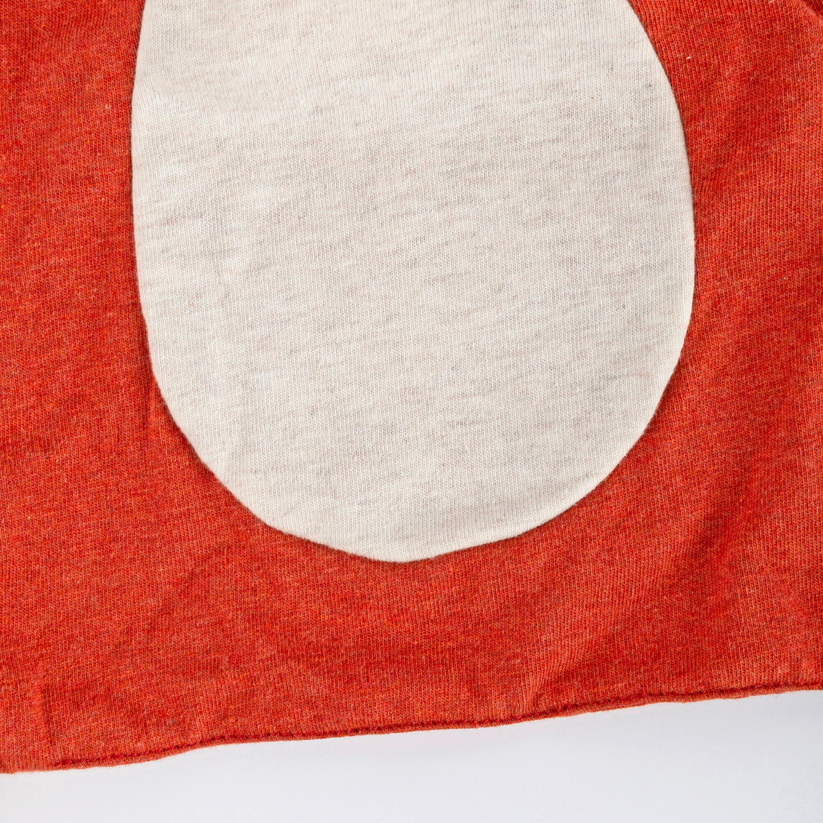 SCHMUSETUCH - Dunkelorange/Weiß, Basics, Textil (22/26/11cm) - Sigikid