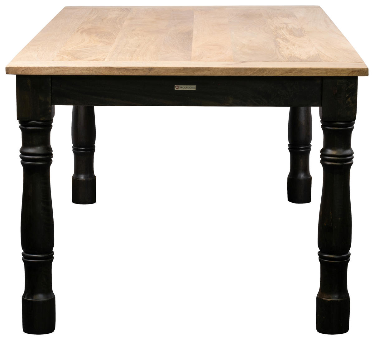 STOL ZA BLAGOVAONICU  prirodne boje  drvo      - prirodne boje/crna, Moderno, drvo (200/78/100cm)