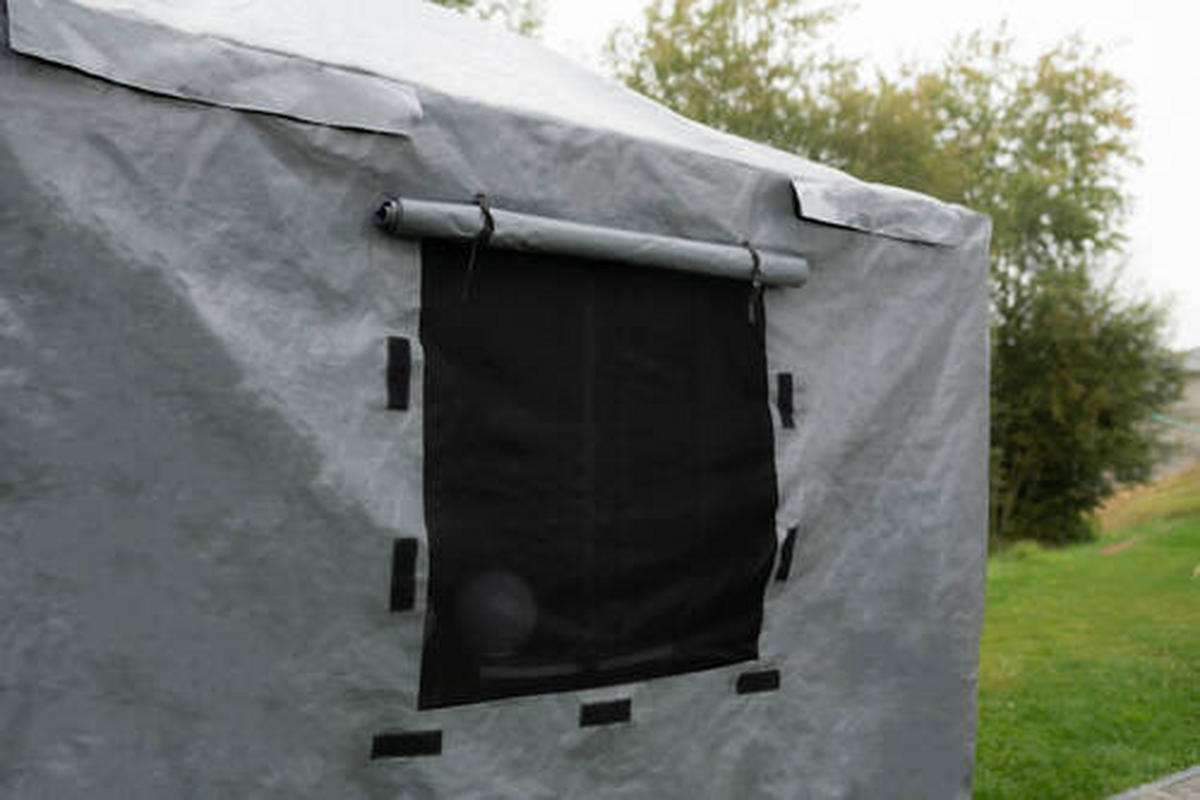 SCHUTZPLANE  - Grau, Basics, Textil (303/367/292cm) - Ambia Garden