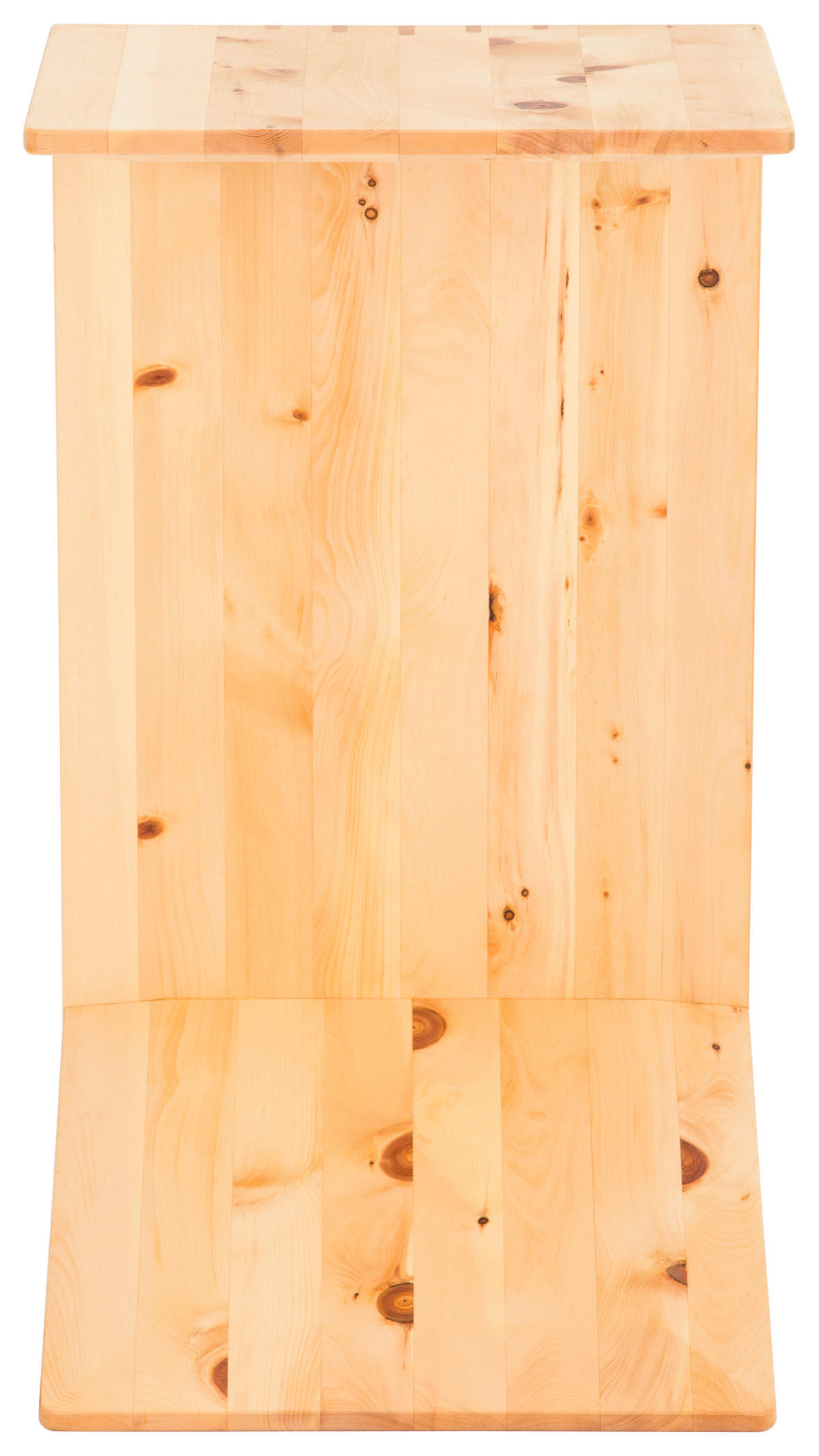 BEISTELLTISCH in Holz 37,6/38/76,6 cm  - Zirbelkieferfarben, Design, Holz (37,6/38/76,6cm) - Team 7