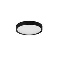 LED-BADEZIMMER-DECKENLEUCHTE Clarimo 33/9 cm  - Schwarz, Basics, Kunststoff (33/9cm) - Trio Leuchten