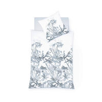 BETTWÄSCHE Provence Cassis Leinenoptik 155/220 cm  - Blau, Basics, Textil (155/220cm) - Fleuresse