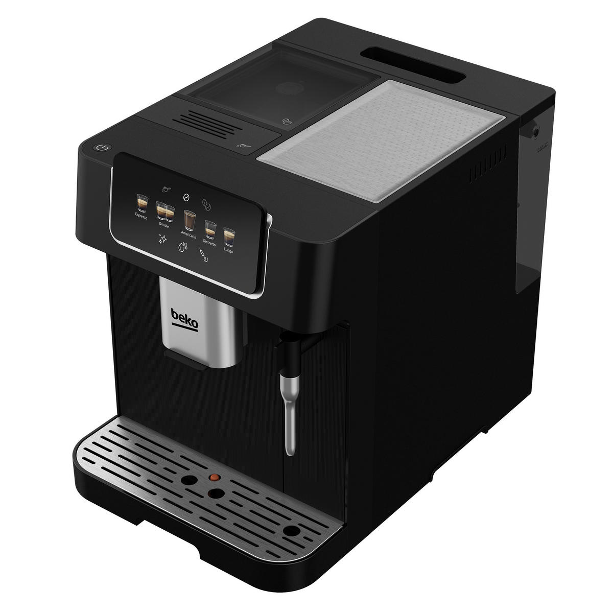 KAFFEEVOLLAUTOMAT  - Schwarz, MODERN, Metall (27/41,2/35,9cm) - Beko