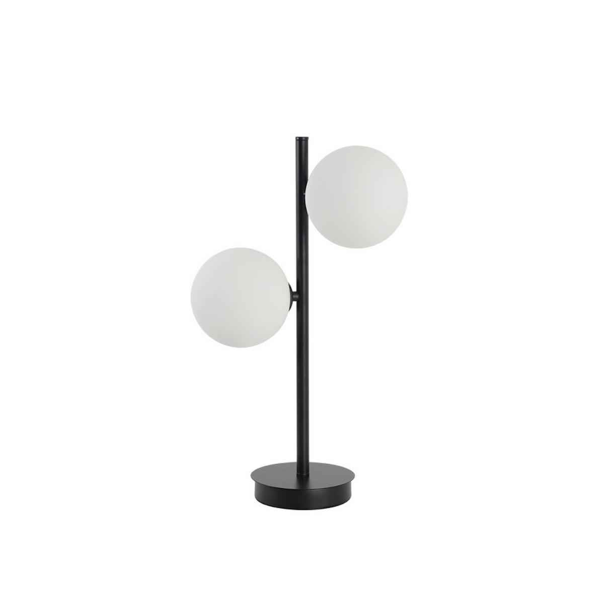 TISCHLEUCHTE - Schwarz, Konventionell, Metall (45/28/15cm)