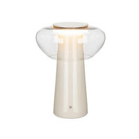LED-TISCHLEUCHTE Daja 28/38,4 cm   - Grau, Design, Glas/Keramik (28/38,4cm) - Dieter Knoll