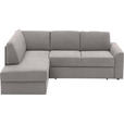 ECKSOFA  in Webstoff Grau  - Schwarz/Grau, KONVENTIONELL, Kunststoff/Textil (165/224cm) - Xora