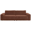 BIGSOFA in Chenille, Jacquard Rostfarben  - Rostfarben/Schwarz, Design, Kunststoff/Textil (270/83/125cm) - Niels Andersson