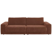 BIGSOFA in Chenille, Jacquard Rostfarben  - Rostfarben/Schwarz, Design, Kunststoff/Textil (270/83/125cm) - Niels Andersson