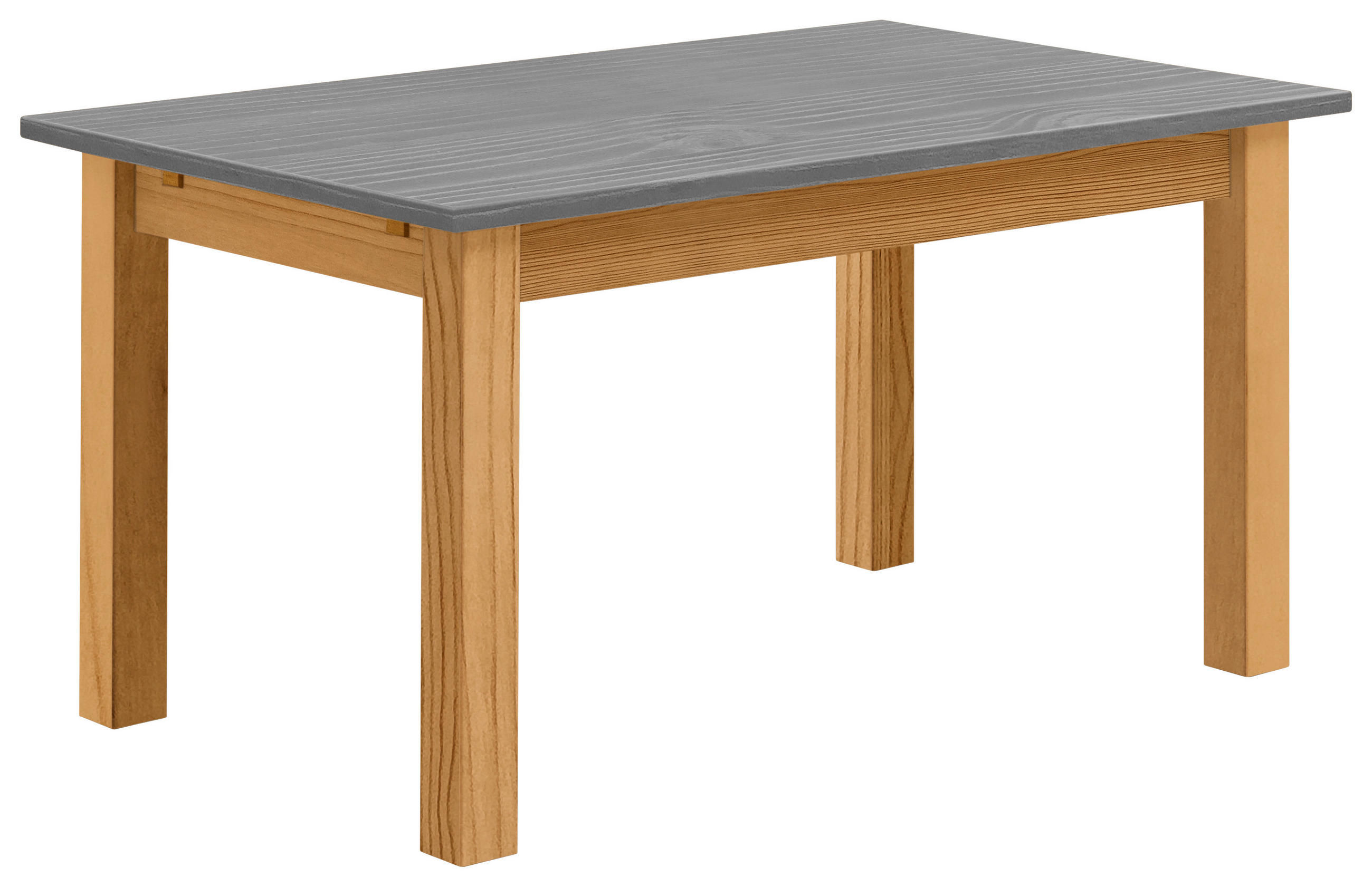 Boxxx Esstisch Grau, Laugenfarbig 90x78x160 cm