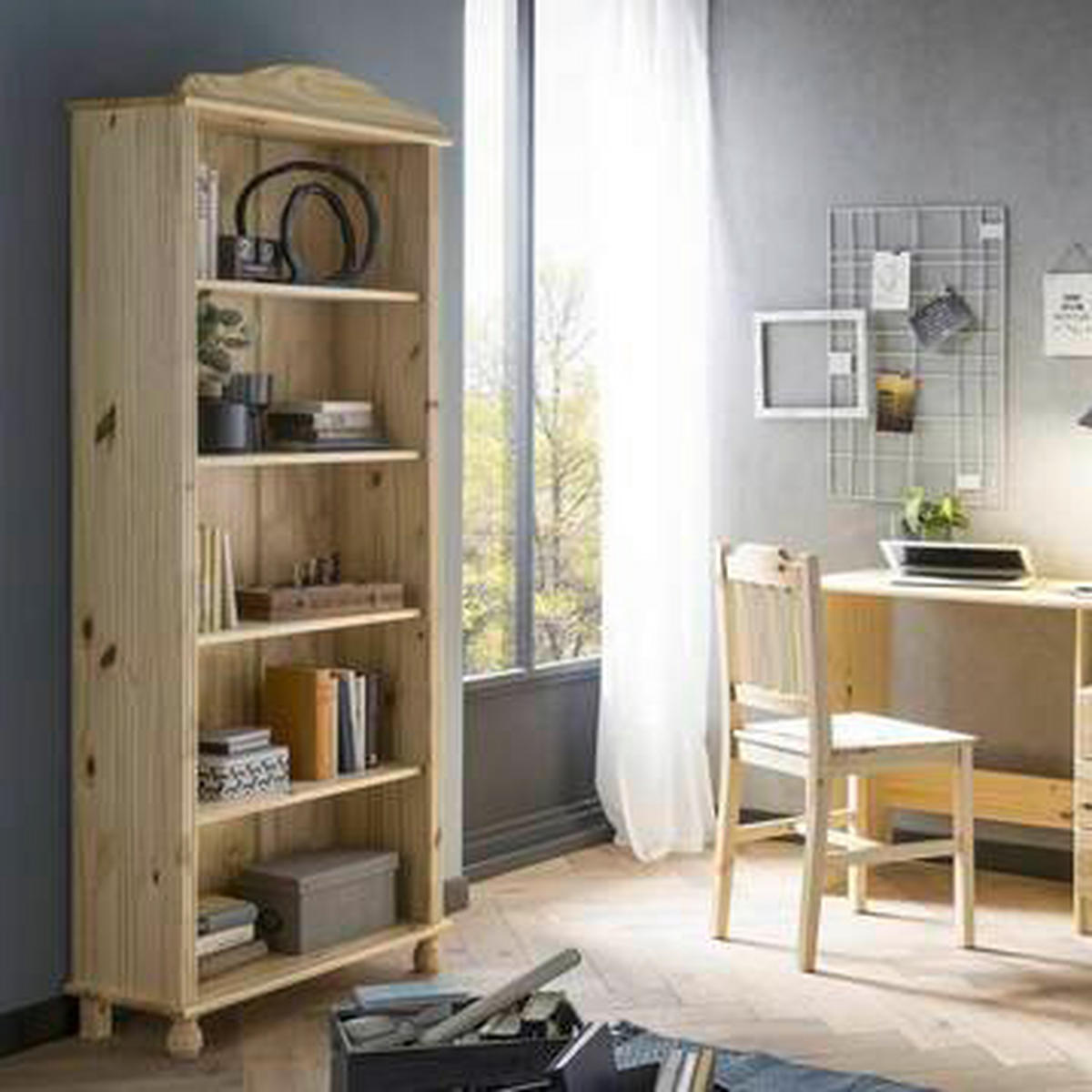 REGAL  77/180/30 cm Naturfarben  - Naturfarben, Natur, Holz (77/180/30cm) - Livetastic