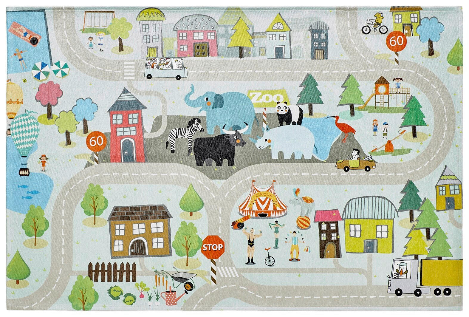 FLACHWEBETEPPICH 80/120 cm Multicolor rechteckig  - Multicolor, Basics, Kunststoff/Textil (80/120cm) - Kayoom