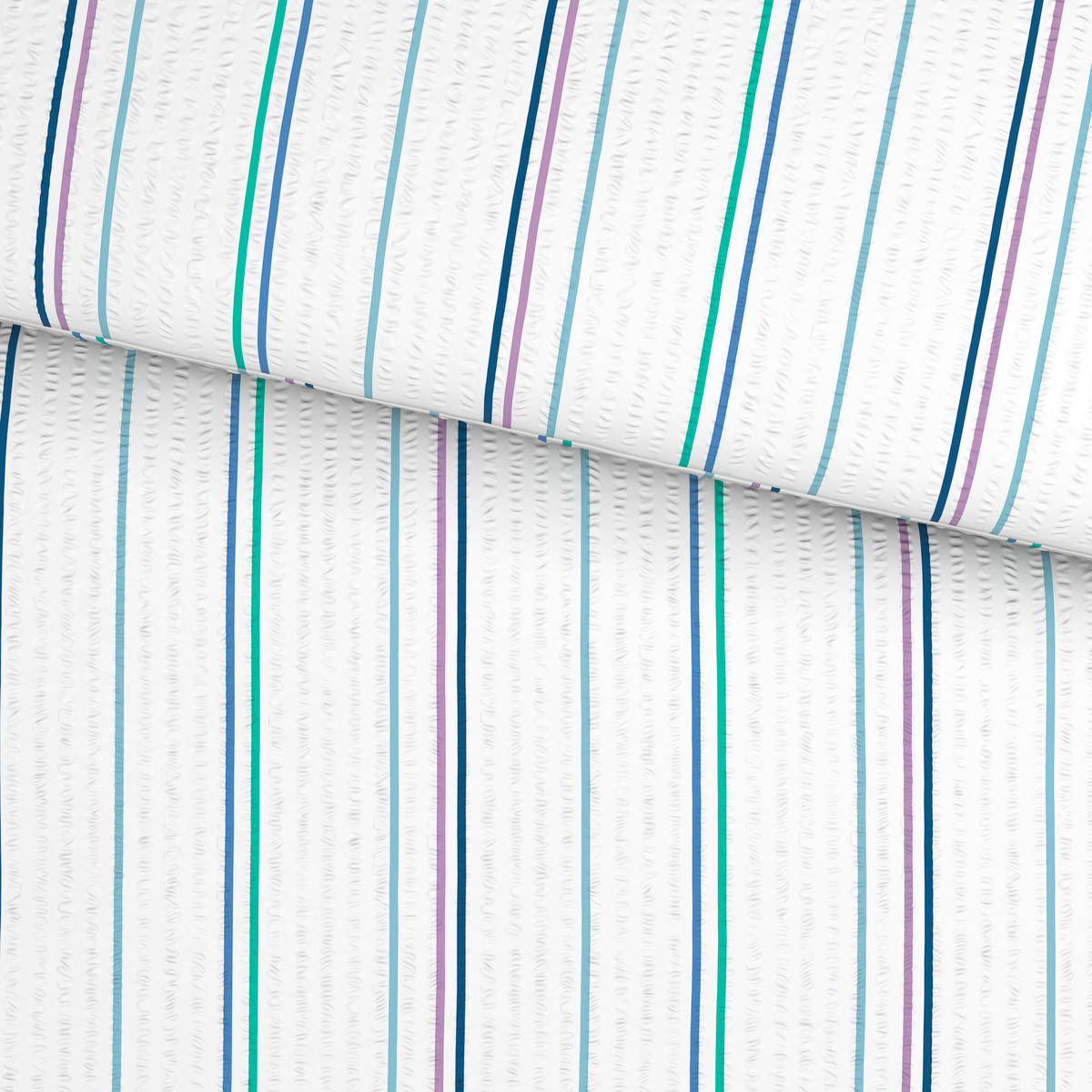 BETTWÄSCHE Mavie Seersucker 140/200 cm  - Multicolor, KONVENTIONELL, Textil (140/200cm) - Esposa