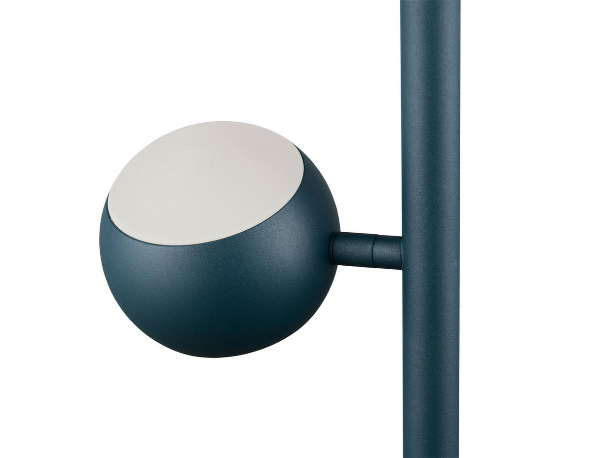 LED-STEHLEUCHTE Cannon 25/150 cm   - Blau, KONVENTIONELL, Metall (25/150cm) - Musterring