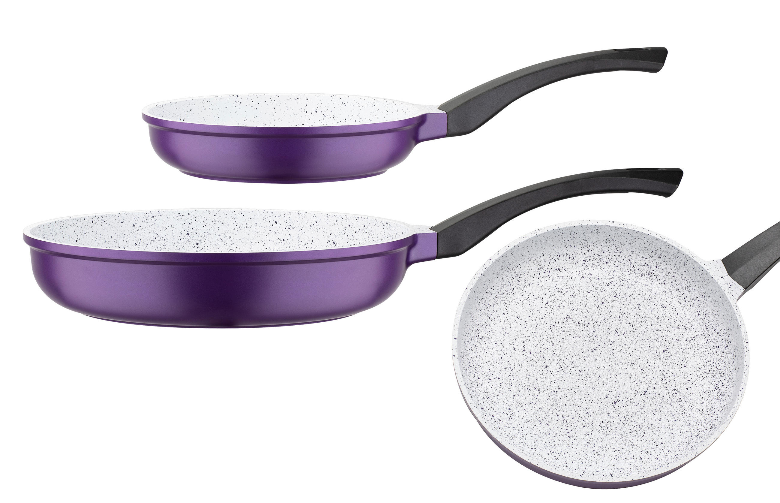 PFANNENSET Violet Rose 2-teilig  - Violett, Basics, Metall - GSW