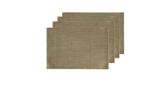 Tischset 4er Set - Taupe/Braun, Design, Textil (30/45cm) - Homeware