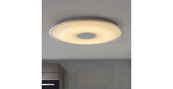 LED-DECKENLEUCHTE - Weiß, Design, Kunststoff (60/6,5cm) - Novel