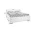 POLSTERBETT 160/210 cm - Beige/Silberfarben, KONVENTIONELL, Leder/Holz (160/210cm) - ADA AUSTRIA