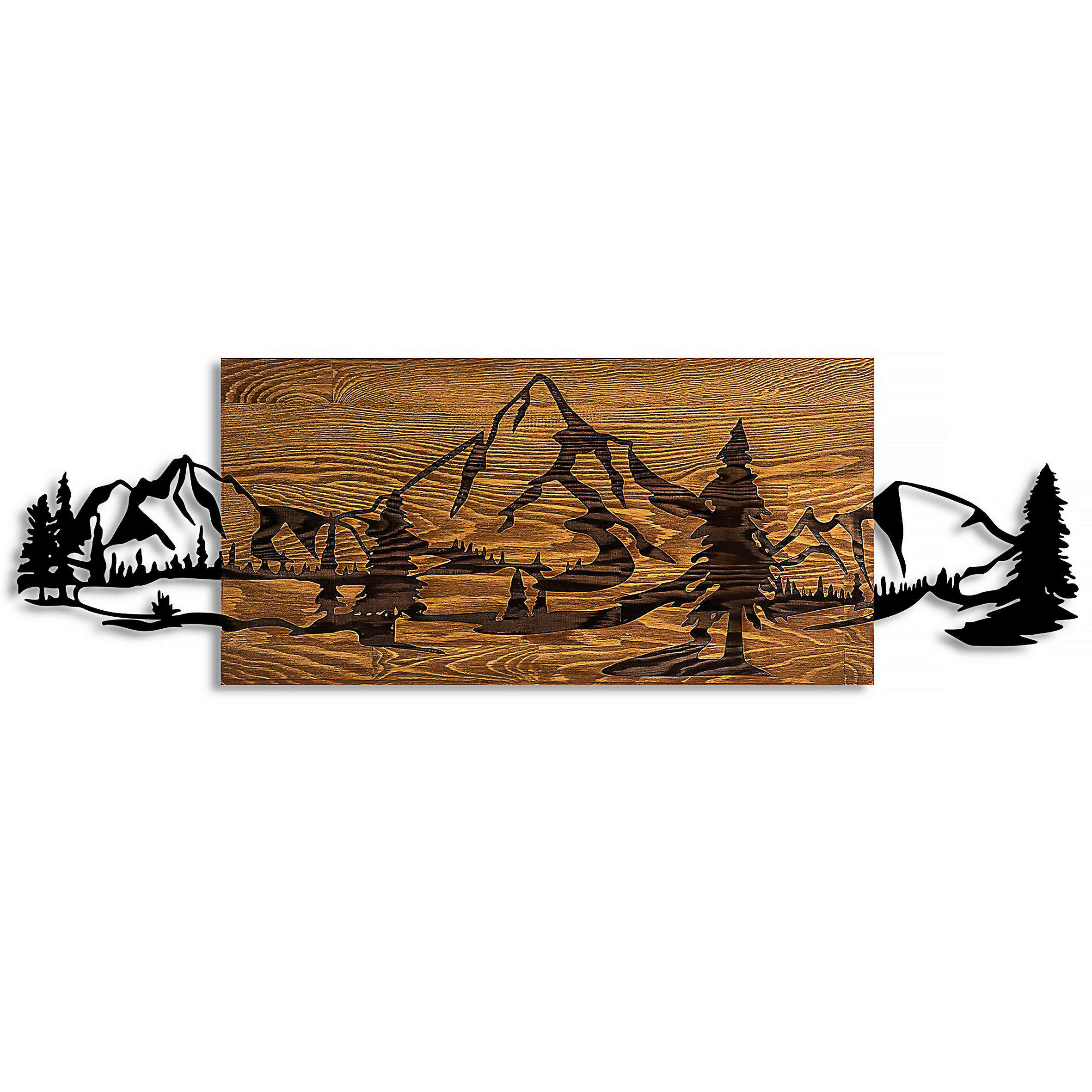 OBJEKTBILD 30/95 cm    - Schwarz/Braun, Basics, Holzwerkstoff (30/95cm)