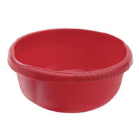 TÁL 24 cm  - piros/kék, Basics, műanyag (24cm)