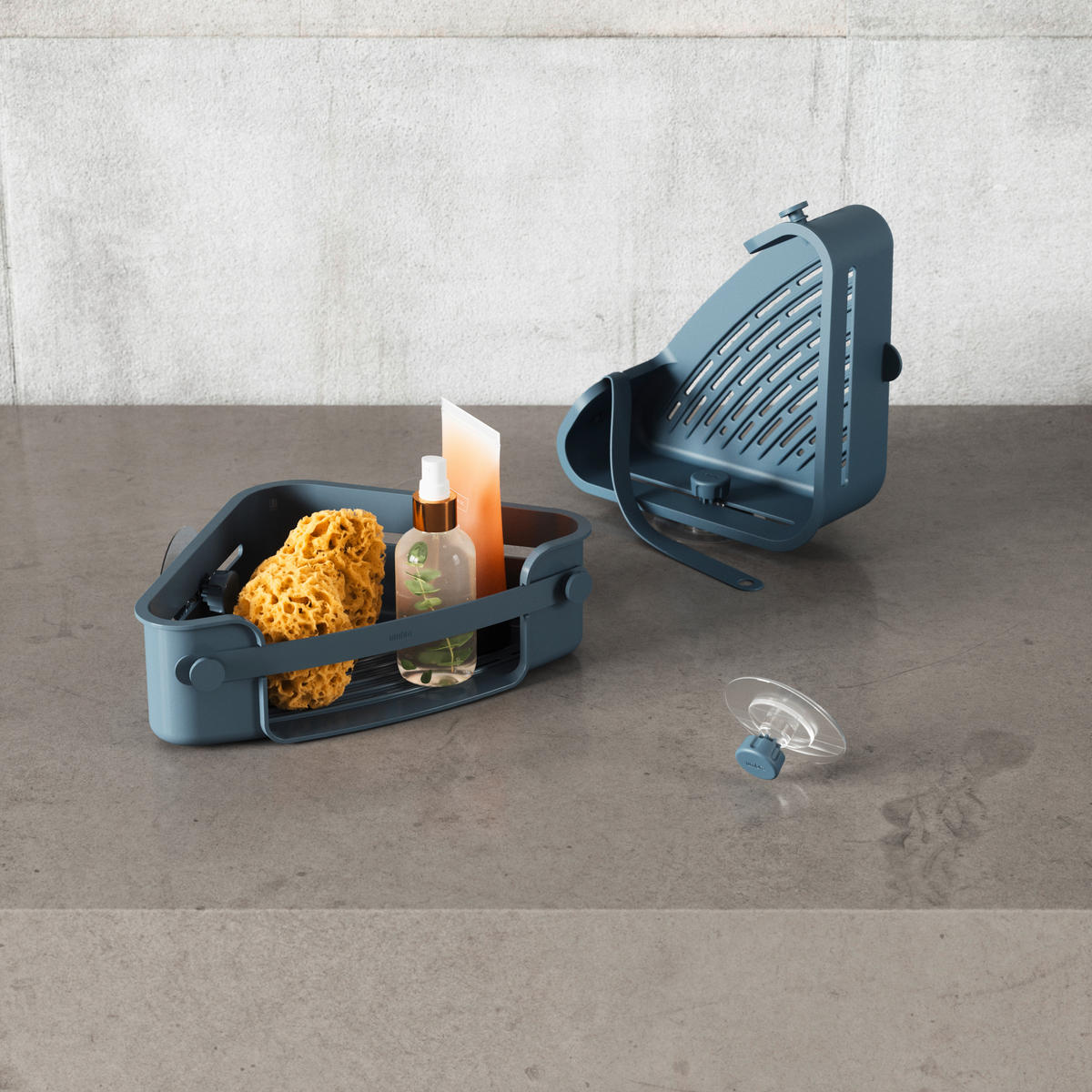 DUSCHABLAGE Kunststoff  - Hellblau, Basics, Kunststoff (19/9/19cm) - Umbra