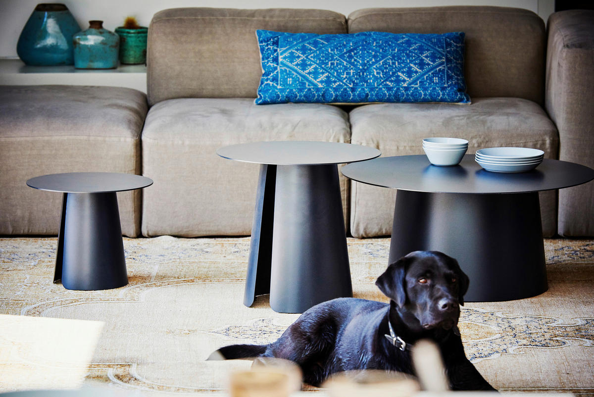 GARTENBEISTELLTISCH 80/80/36 cm Metall  - Anthrazit, Basics, Metall (80/80/36cm) - Jan Kurtz