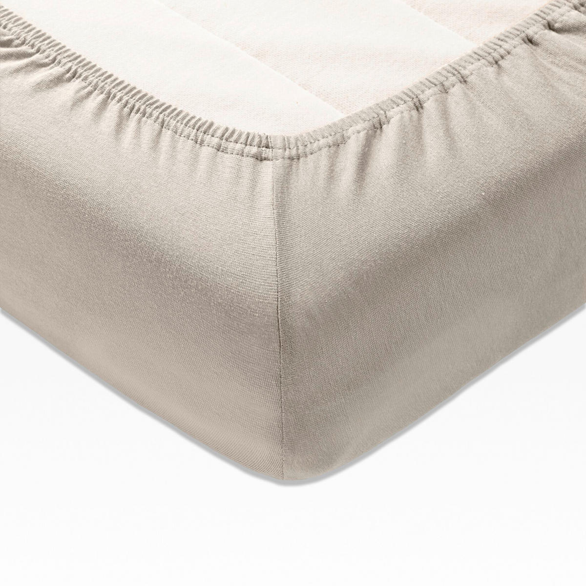 SPANNLEINTUCH 140-160/200 cm Jersey  - Graphitfarben, Basics, Textil (140-160/200cm) - Joop! Living