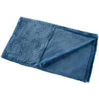 DEKORATIVNA ODEJA  FLOCKY  150/200 cm       modra  - modra, Trend, tekstil (150/200cm) - Novel