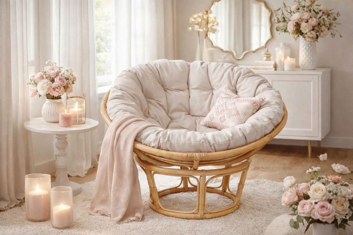 SESSEL Beige    - Beige/Creme, Natur, Holz/Textil (80/80/60cm) - MID.YOU